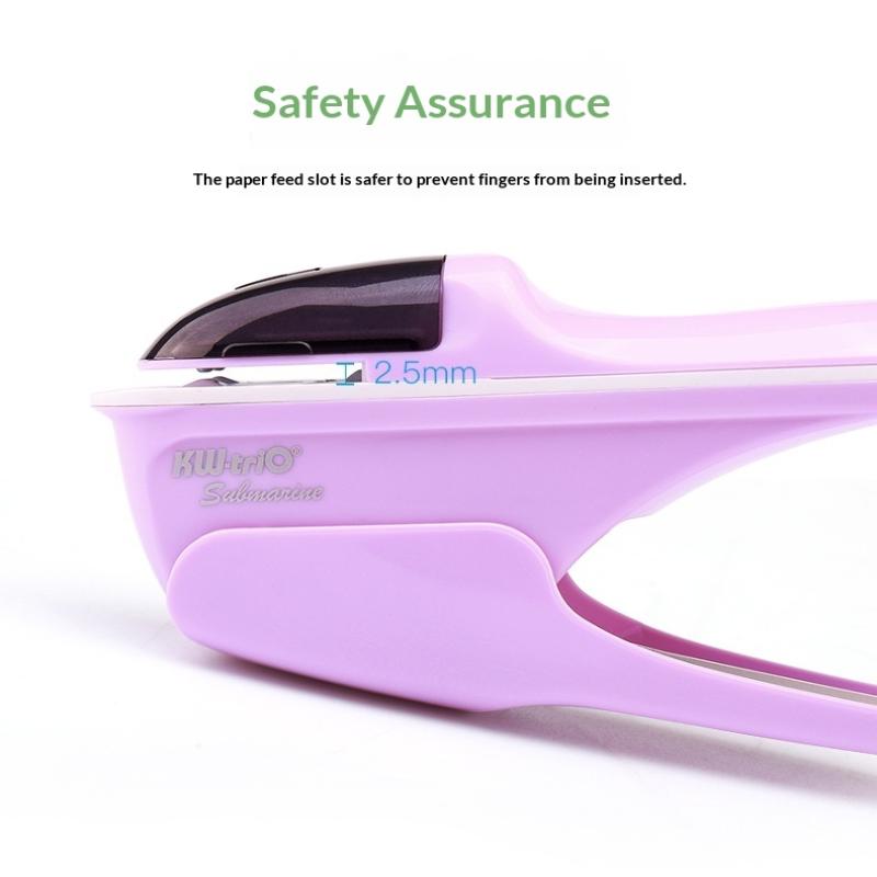 Настольный степлер без скрепок для фиксации до 8 листов для дома, школы, офиса, настольный степлер для билетной бумаги и переплета документов