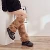 Women Furs Leg Warmer Winter Furry Long Boot Cuffs Fuzzy Shoe Cover Party Costume for Holiday Festival Performances Play
