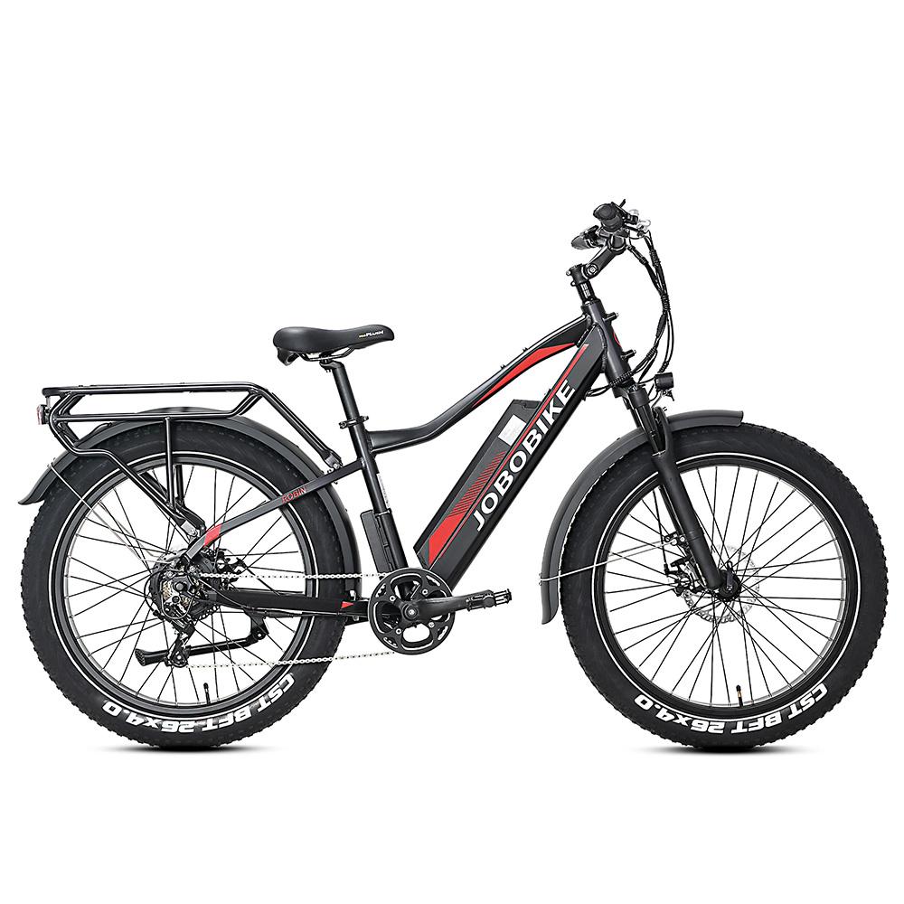 Electric Bicycle All Terrain Jobobike 26" 250W Motor City Ebike 48V 13AH 7 Speed Top Speed 25Km/h Robin