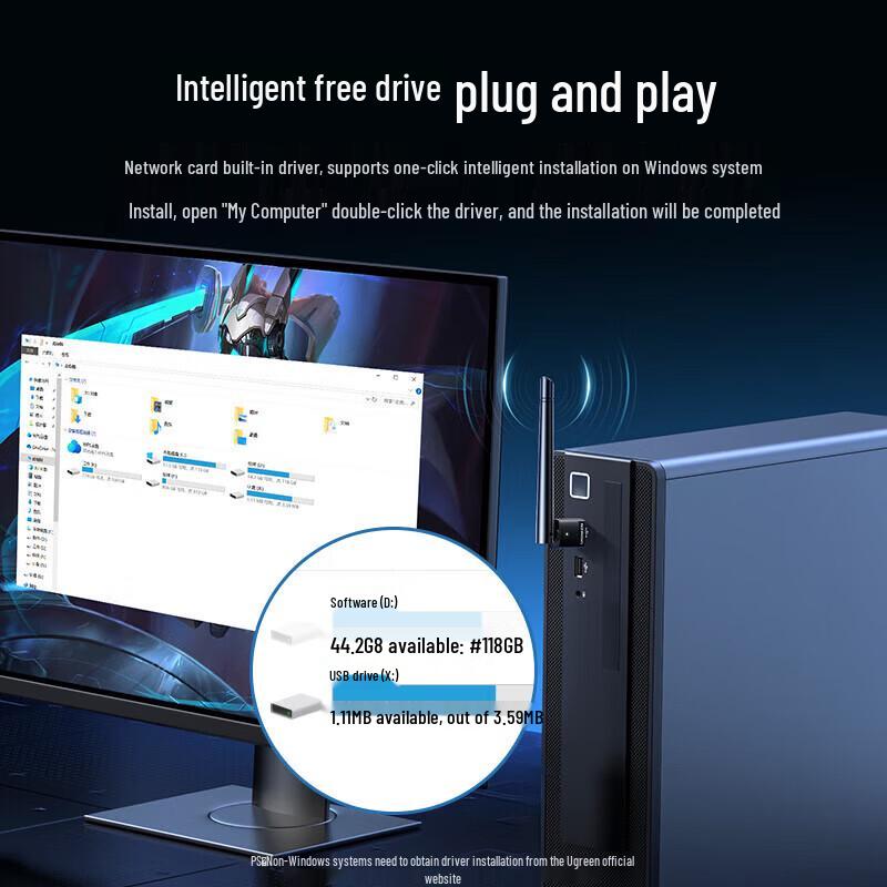 UGREEN USB Dual-Band WiFi Adapter (CN version)