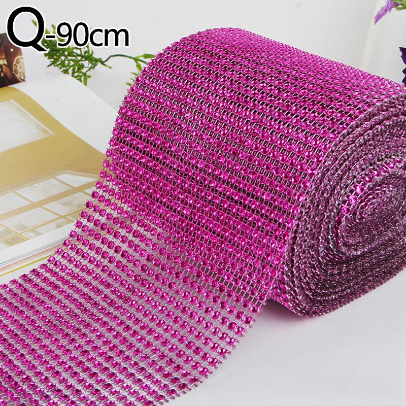 90 см Алмазная отделка со стразами, цепочка для шитья, лента для отделки, лента с кристаллами для шитья, аксессуары, аппликации, сделай сам, декор ручной работы