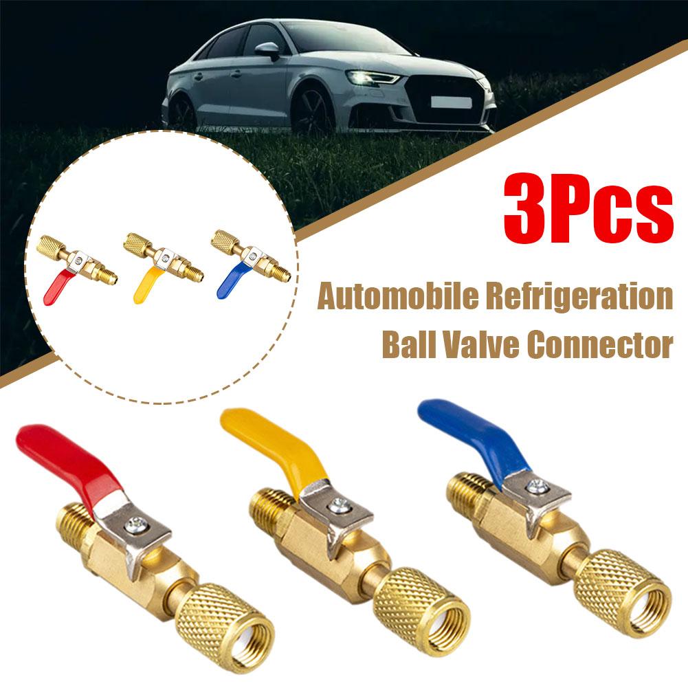 Автомобильное охлаждение 1/4 дюйма Авто для заправки кондиционера шланги HVAC 1/4" AC хладагент R410a фреон инструменты для ремонта автомобиля V0M9