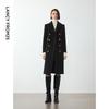 Langzi Vintage French Wool Cinch-Waist Coat