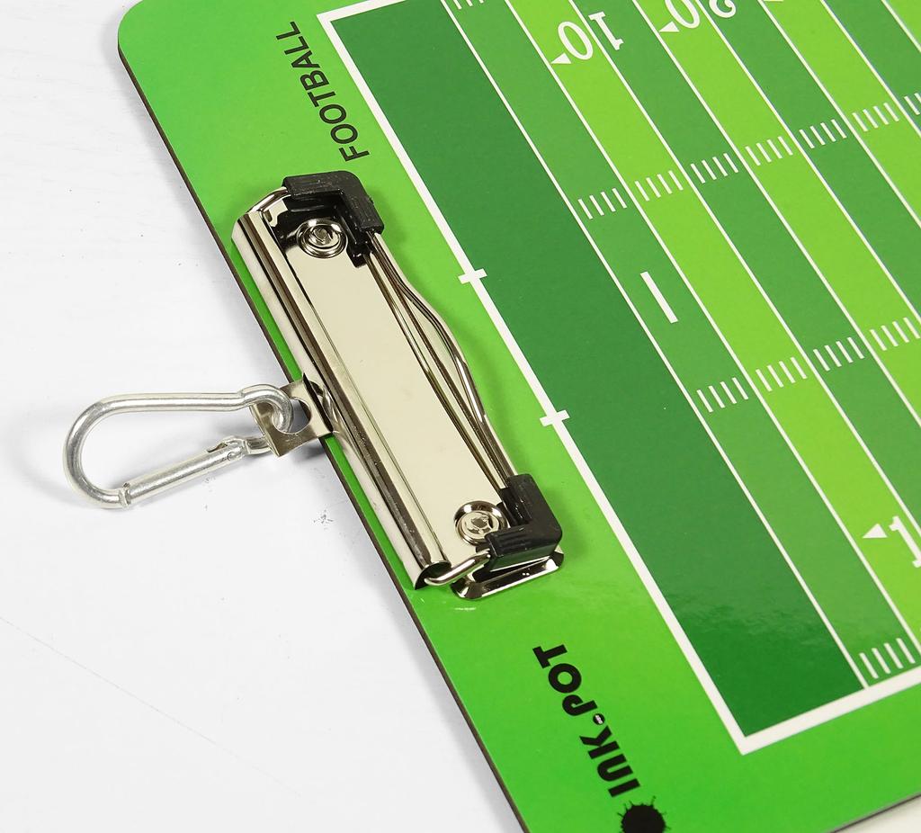 Inkdotpot Тренерская доска для записей сухого стирания, двухсторонняя тренерская доска с маркером и ластиком для футбола