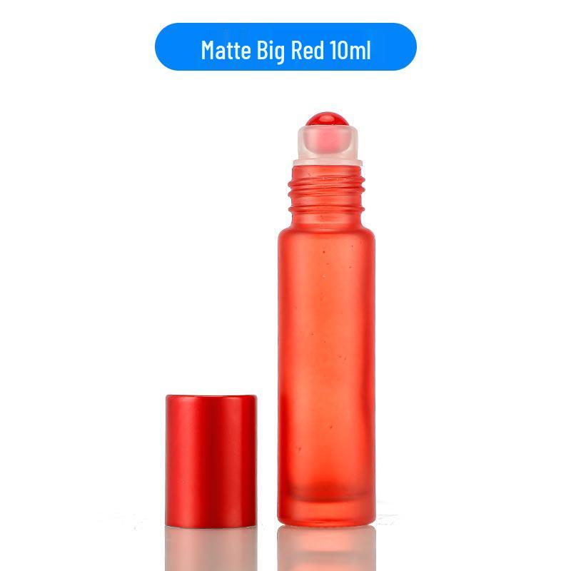 Матовый флакон роллер из белого хрустального стекла для эфирных масел