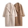 2024 Autumn/Winter European & American Women's Long Wool Coat