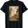 Full Page Antique Technical Drawing Of The God Of Death T-Shirt