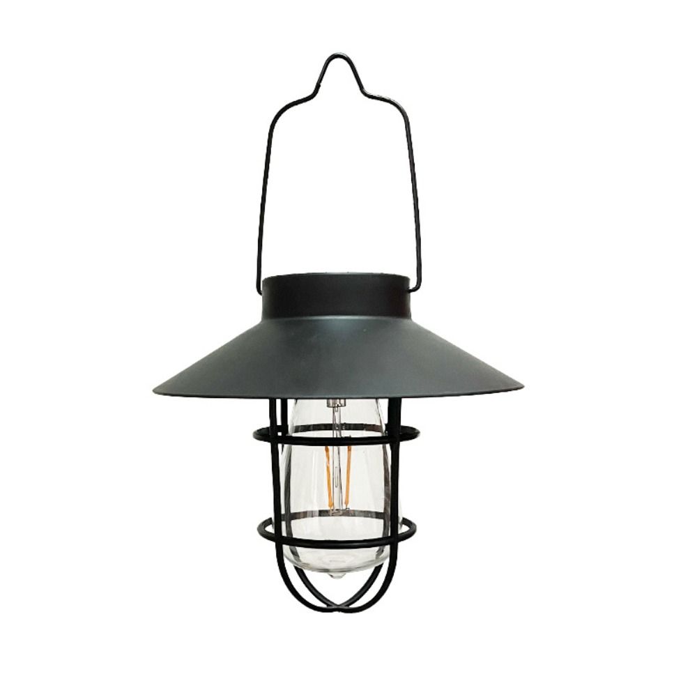 Винтажный солнечный фонарь Ретро светодиодная масляная лампа Садовое украшение Ландшафтный свет Уличный