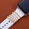 Metal Diamond Nails Watch Band Ornament Decorative Ring Strap Accessories Wristbelt Charms