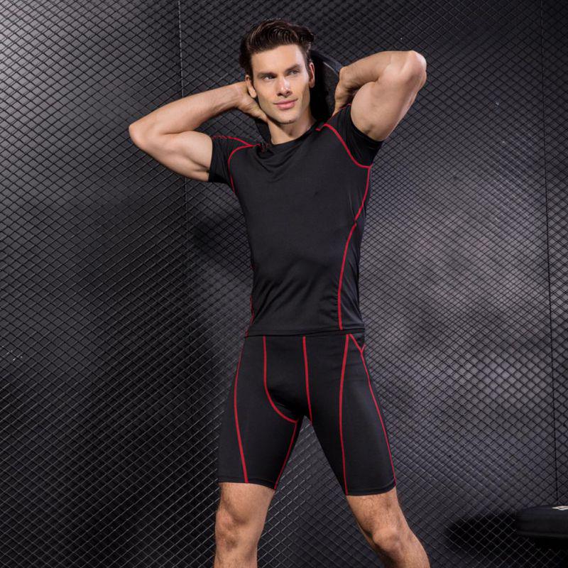 Men's Fitness Half Length Pants Quick Drying Breathable Sports Shorts