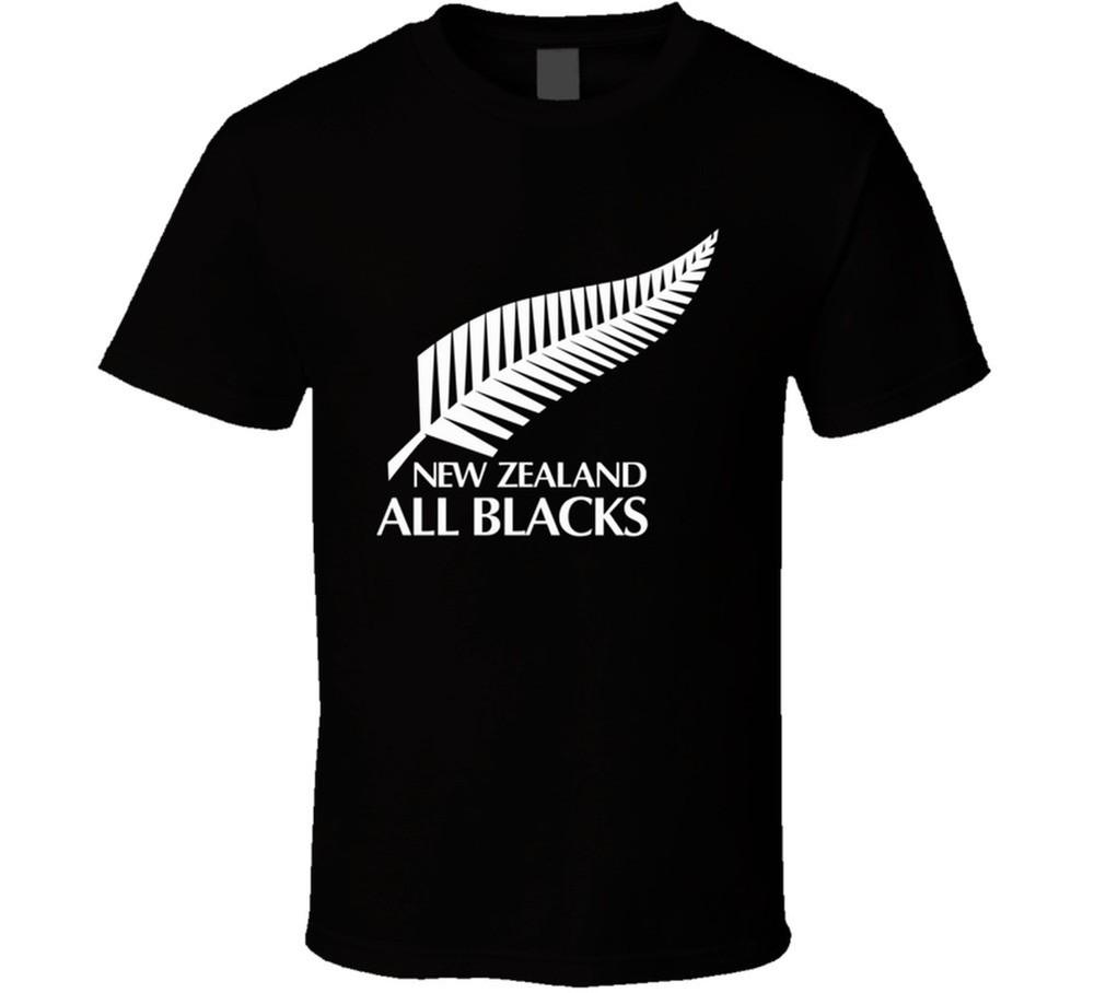 Вся черная футболка New Zealand Black