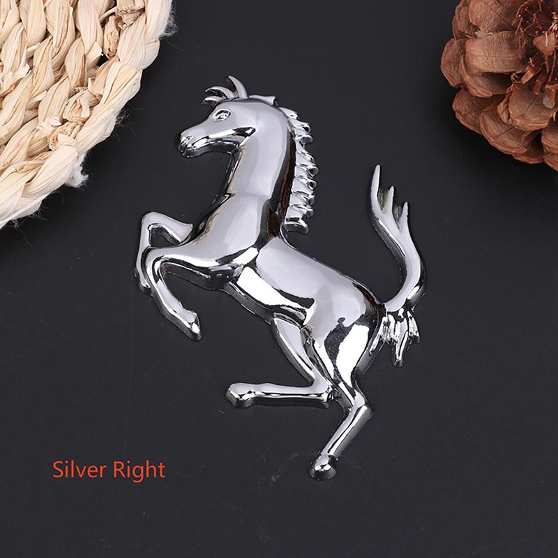 3D Metal Running Horse Emblem Stickers Car Personalized Sticker Decal Auto Window Body Side Tail Bumper Badge Sticker Decoration