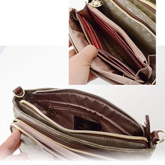 CHRISTIAN OLIVIER Wallet Pochette Shoulder Bag Pouch 7801 Mocha [Christian Olivier] (41)