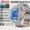 Новые Военные Уличные GPS Смарт-часы Встроенные GPS Компас Высотомер Барометр 10ATM Водонепроницаемые 650 мАч Спортивный Браслет Мужские