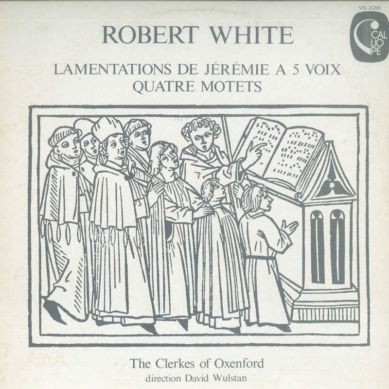 LP Record OXENFORD CLARKS White Jeremiah Lamentations Four Mo VIC2255PROMO CALLIOPE Japan Classical Used