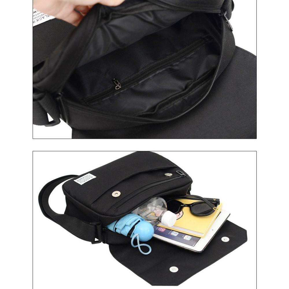 Solid Color Crossbody Bag Waterproof Leisure Bandage Bag Casual Street Bags Student