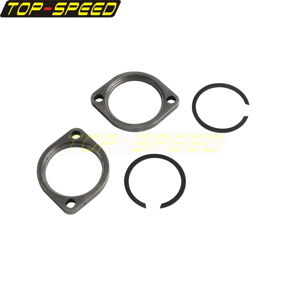 Motorcycle Stainless Snap Rings Exhaust Flange Kit Exhaust Pipe Accessories For Harley Touring Softail Sportster Dyna FXD FXDWG
