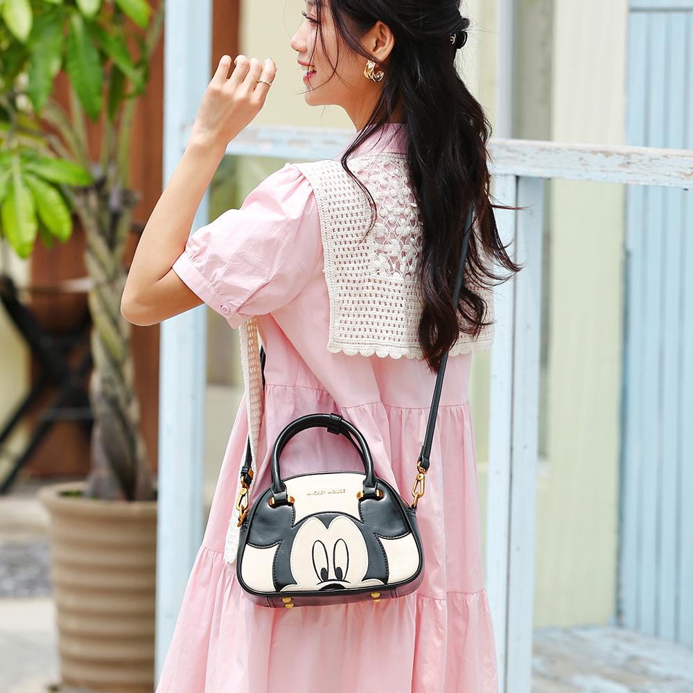 New Disney Mickey Series PU One Shoulder Handbag Women's Black BMK-71539B