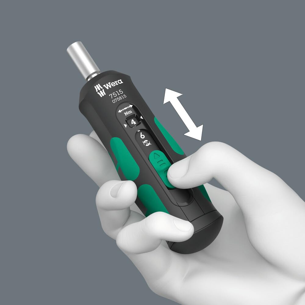 Динамометрический ключ Wera 05075815001 7515 Kraftform, японский импортный ключ, 2-6 Нм [обычный продукт]