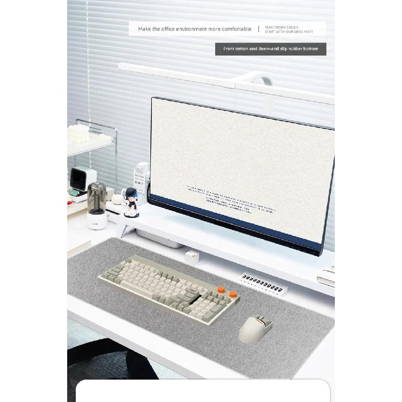 Cotton and Linen Rubber XXL Mouse Pad Gaming MousePad Large Desk Mat Gaming PC Desk Mat Computer Desk Pad Gaming Mouse Pad