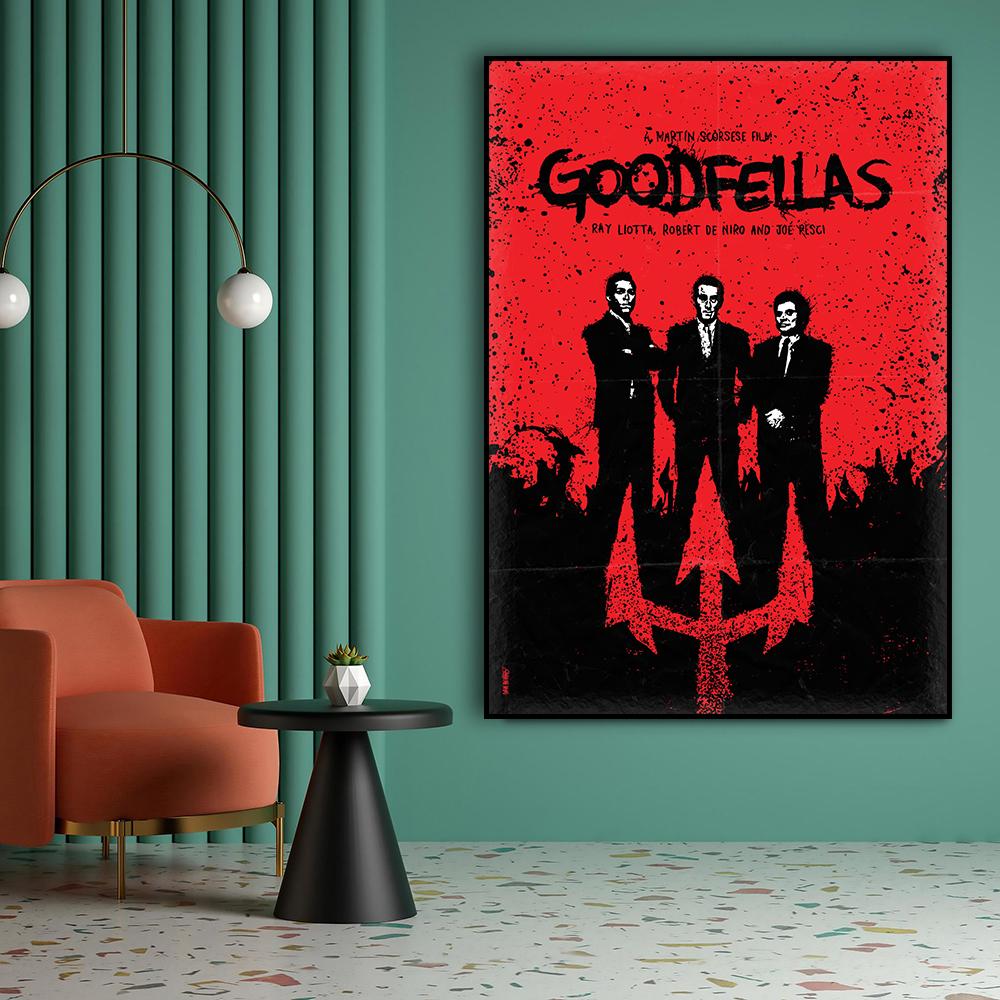 Классический фильм «Славные парни» с принтом, постер, холст, настенное искусство, абстрактная живопись, винтажная пленочная картина для гостиной, домашний декор, Cuadros