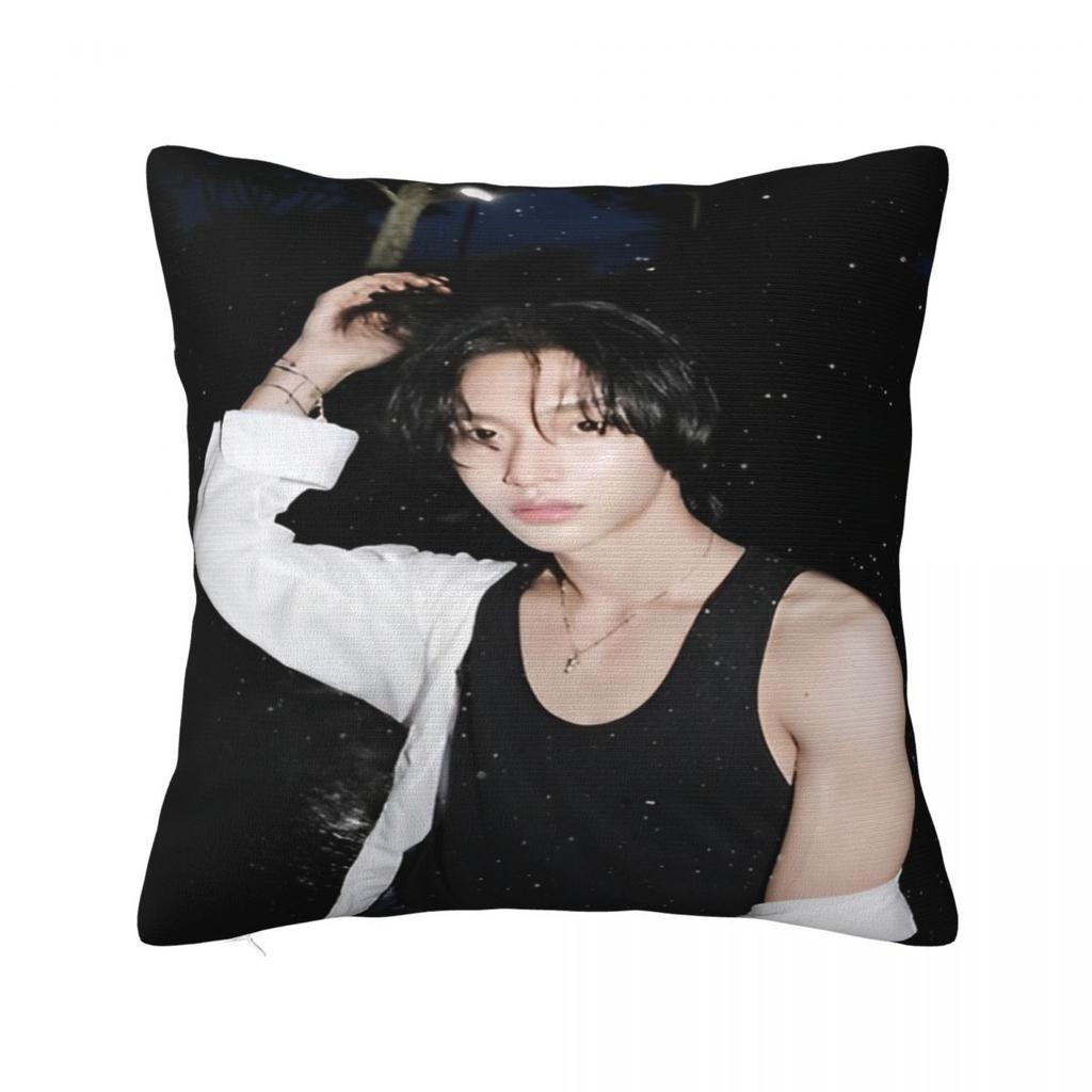 Sofa Decor Riize Kpop Style Idol Boy Group Pillowcase Accessories Pillow Cover Square Multi Size