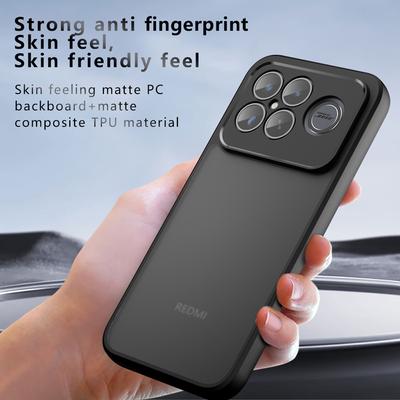 Для Xiaomi Redmi K90 Pro Max Чехол Противоударный Матовый На ощупь Кожа Матовый ПК+ТПУ Защита от отпечатков пальцев Прозрачная Крышка для K90 Pro Max