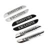 2PC 3D Metal EXCLUSIVE Side Fender Sticker Emblem Badge Car For Mercedes Benz W205 W213 C43 C63 C200 E300 E200 AMG Accessories QA1