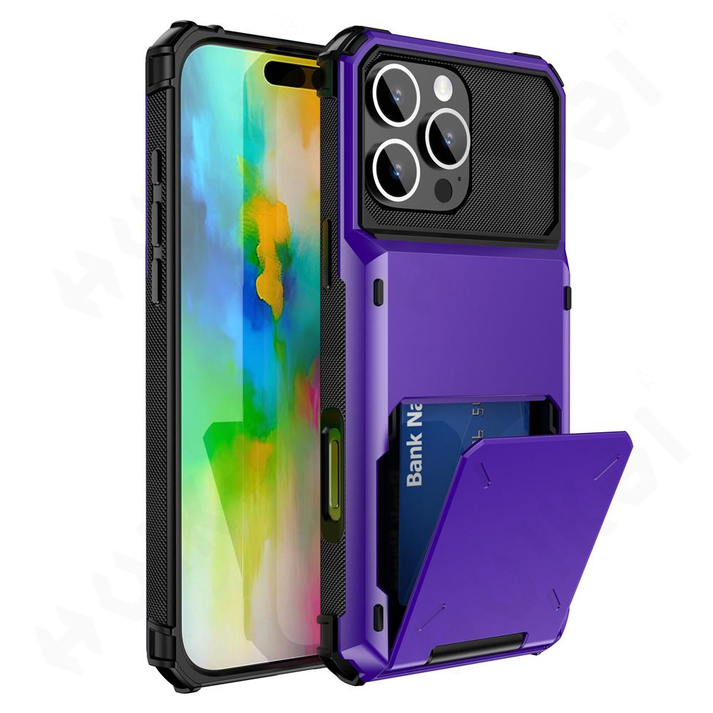 Чехол для iPhone 16 15 14 13 12 11 Pro Max X XR XS 7 8 Plus, чехол-кошелек, держатель для карт, слот для удостоверения личности, устойчивый к царапинам бампер, прочный чехол из ТПУ для Samsung S24 S23 Utlra