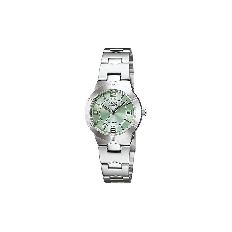 Casio Серия STANDARD Серия ENTICER Модные Деловые Классические Стрелочные Кварцевый Механизм Ремешок из Нержавеющей Стали Японские и Корейские Часы LTP-1241D-3A
