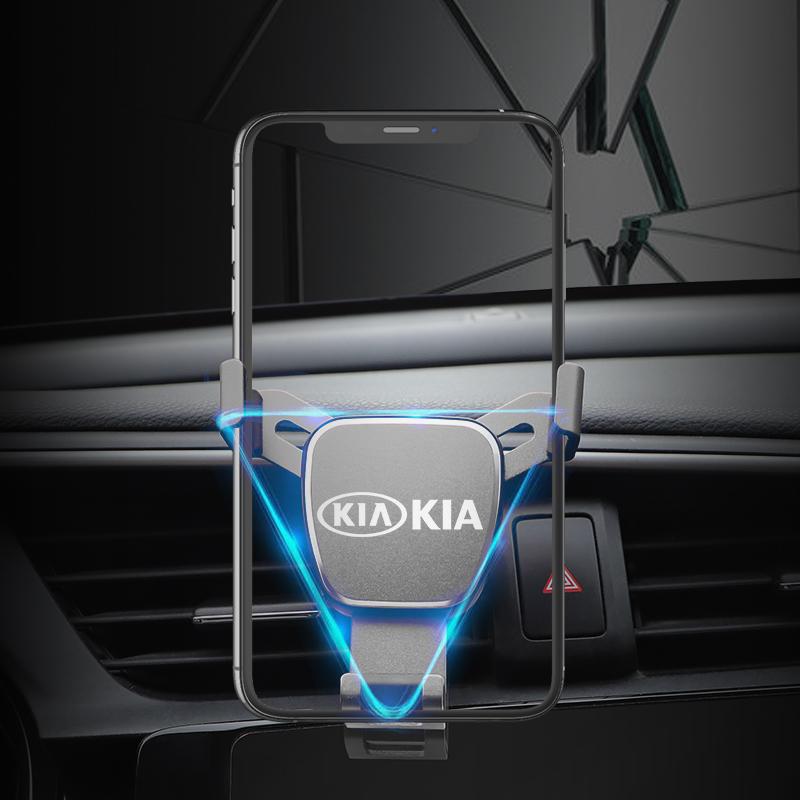 ABS Car Phone Holder 360 Rotation Gravity Auto Grip Bracket For Kia KN GT-Line Sportage Ceed Rio Picanto Sorento Soul Cerato ljcmw22