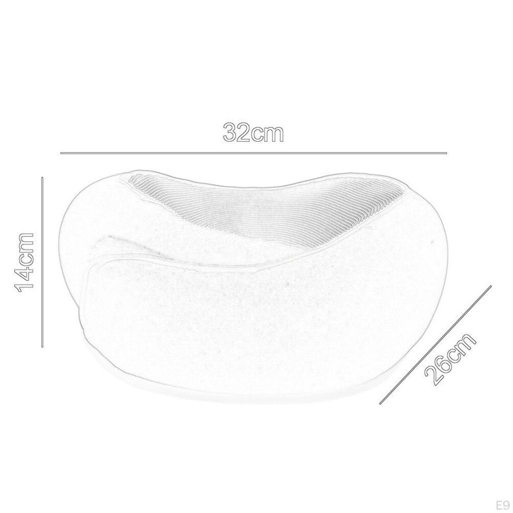 Подушка для путешествий в самолете, подголовник, съемный чехол, удобная поддержка шеи, подголовник для