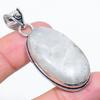 Natural Rainbow Moonstone Gemstone 925 Sterling Silver Pendant 2.17" S6t52