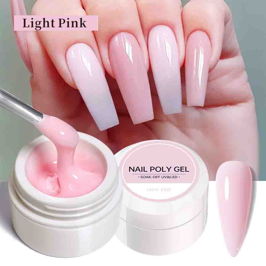 5ML Nail Poly Nail Polish Gel for Nails Extensions Poly UV Builder Gel Nail Polish Lacquer For Manicure