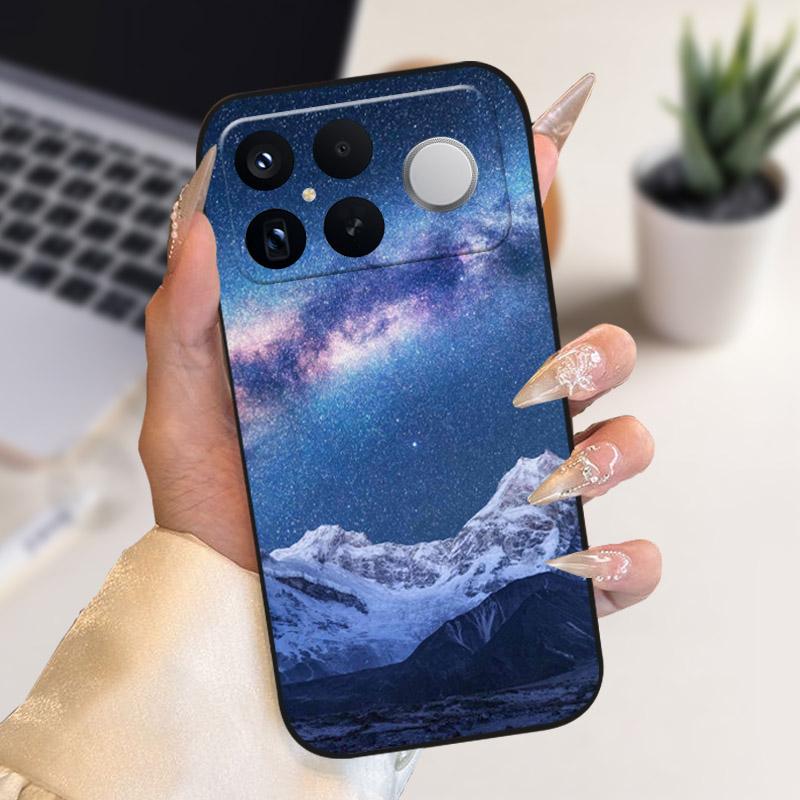 Для POCO F8 Ultra Чехол Модный Ударопрочный Чехол для Телефона Силиконовый Мягкий TPU Бампер Для Xiaomi POCO F8Ultra Чехол Fundas Мультяшный Capa