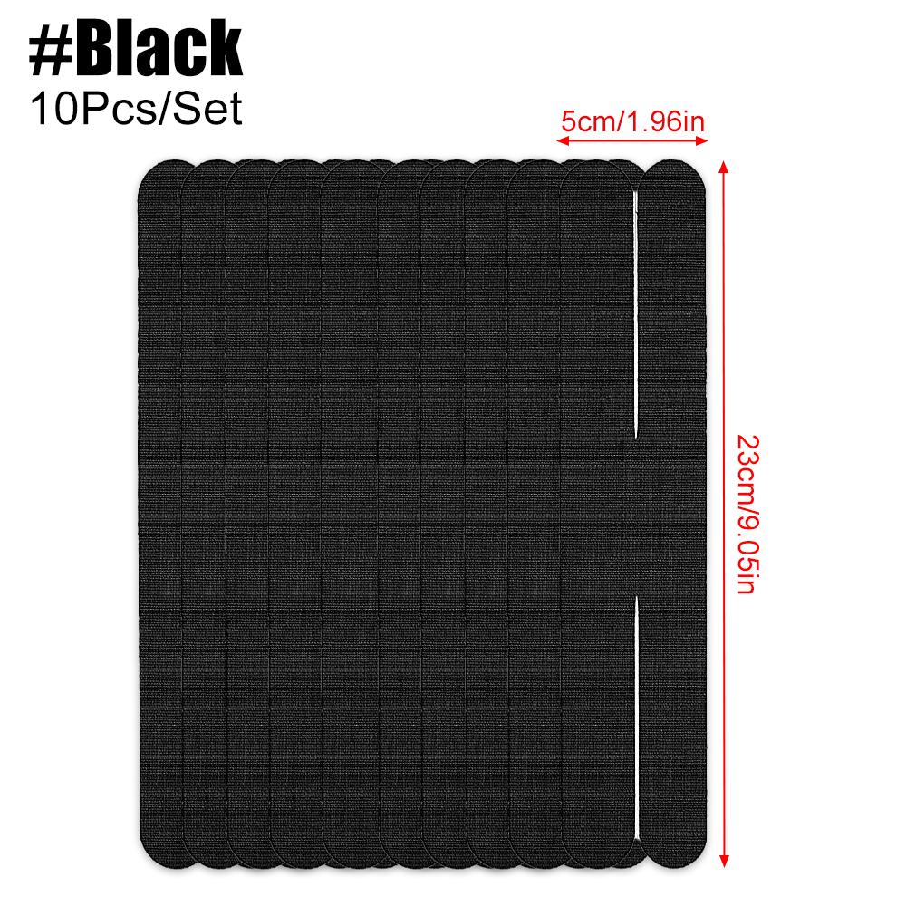 10 шт./набор Предварительно нарезанная кинезиологическая лента для лодыжки, колена, плеча, локтя, коленей для бега - Водостойкая и эластичная, дышащая, гипоаллергенная