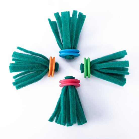 Нерестовые мопы для рыб Безопасные для аквариумных рыб мопы для размножения Мопы для откладывания икры с плавающими пенопластовыми кольцами для петушков, гуппи