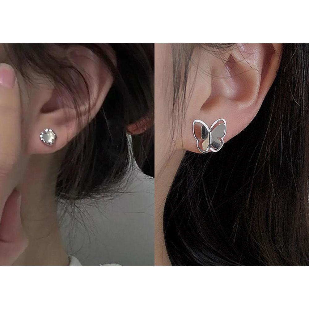 Нишевые серьги в отстраненном стиле: Серебро 925 пробы с фееричной элегантностью, минималистичный дизайн в национальном стиле.