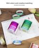 Glitter Tape Set for Creative DIY: Stationery Stickers for Student Diaries & Notebooks