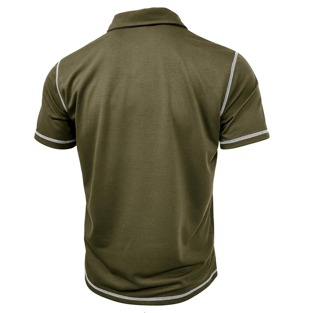 Мужская футболка-поло, хлопковая рубашка с короткими рукавами и цветными блоками, приталенные рубашки, пуловеры на пуговицах с отложным воротником, весна-лето, повседневная одежда