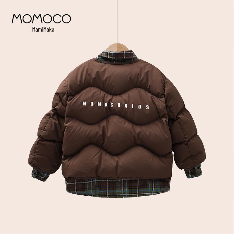 Модная зимняя пуховая куртка для мальчиков MOMOCO