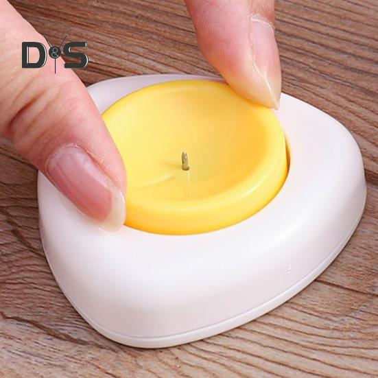 2 шт. Инструмент для прокалывания яиц, сваренных вкрутую, легкое приспособление для чистки яиц, с предохранительным замком, кухонный гаджет, дырокол для яиц