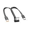 Универсальный кабель для зарядки 2 в 1 с несколькими портами USB на USB-C, шнур для быстрой зарядки с разъемами Type-C для телефонов