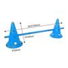 Set of 3 Dog Agility Jumps and Hurdles for Indoor Pet Training and Exercise