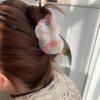 Изысканная японская девичья стиль мультяшный кот ацетатный зажим для волос акула