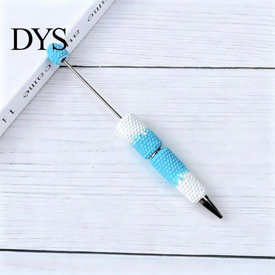 DIY Crafting Pens Beadable Pen, Colorful Fancy Beaded Ballpoint Decorative Gift for Students, Party Favors, Creative Office Supplies Giftable