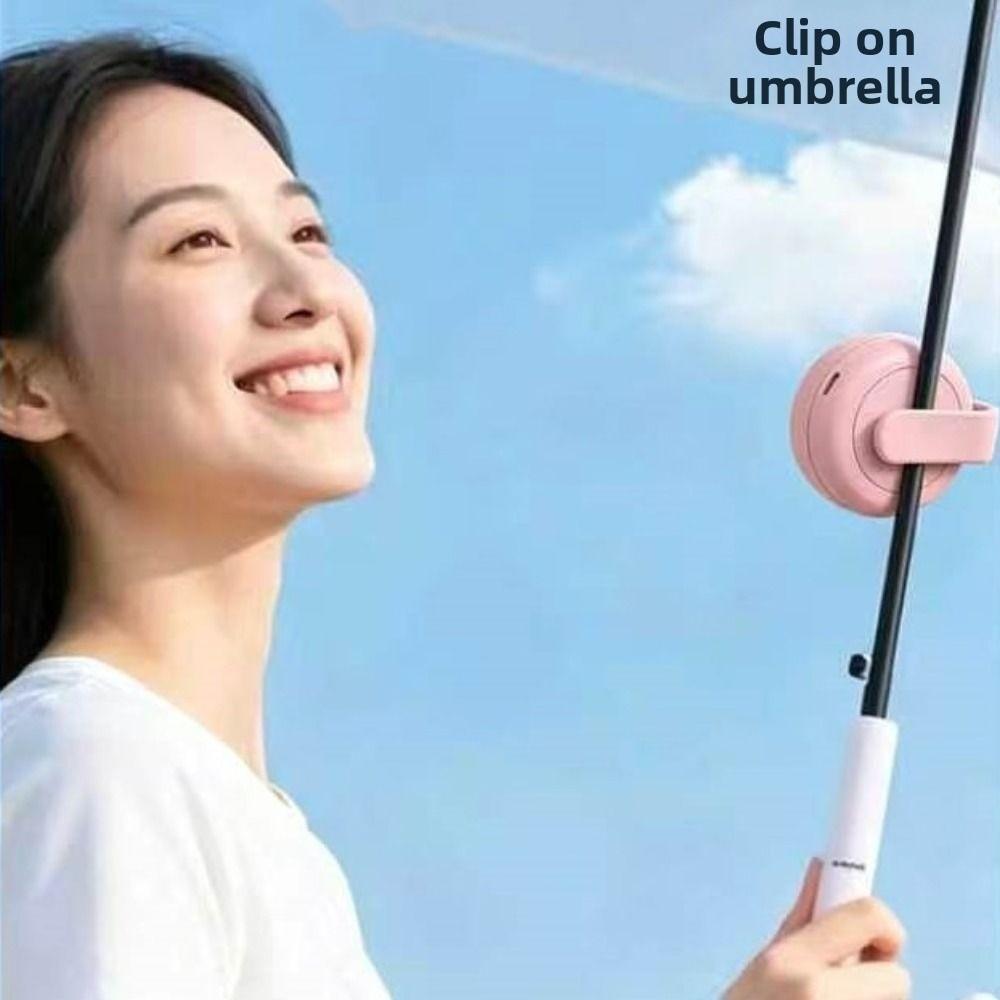 Mute Personal Cooling Clip Fan Bladeless Hanging Waist Fan Handheld Air Cooler Indoor Outdoor Use