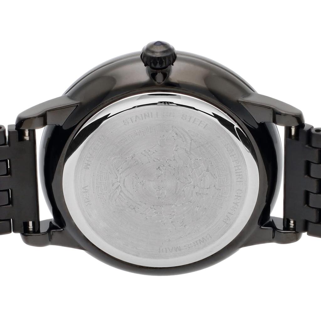 Часы LA MEDUSA La Medusa Золотой Циферблат Нержавеющая Сталь Сапфировое Стекло Кварц 38ММ Швейцарские Часы VE2R00422 Черный [Versace] Женские [Товар]