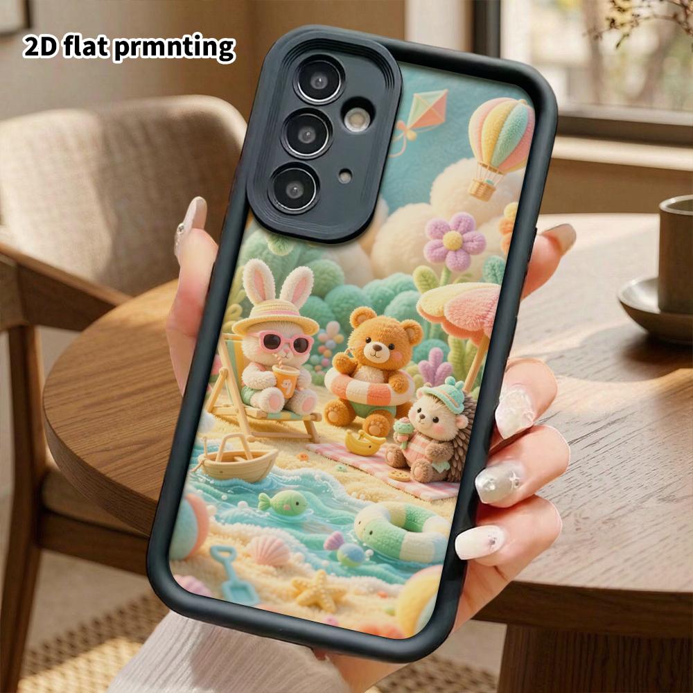 Phone Case: 2D flat, suitable for Samsung Galaxy A34 A35 M05 M06 S20 S22 S21 FE Plus 5G protective case, perfect for summer parties, Christmas, and Ha