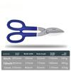 High Carbon Steel Tin Scissors Aviation Snips Tin Snip Shears Heavy Duty Hand Tools for Cutting Aluminum Sheet Metal Iron Plate